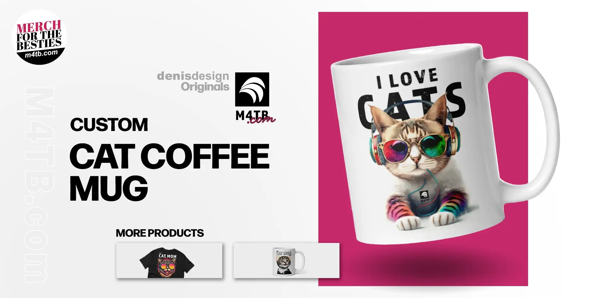 Cat Lover Gift Idea - Men & Women - Coffee Mug