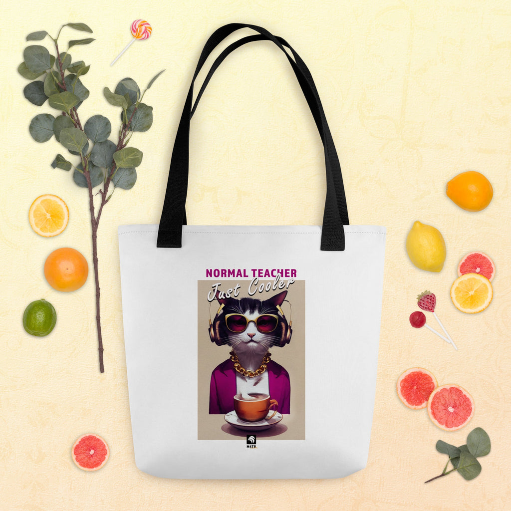 Funny Cat Tote Bag - Surprise Your Teacher with a UNIQUE Appreciation Gift