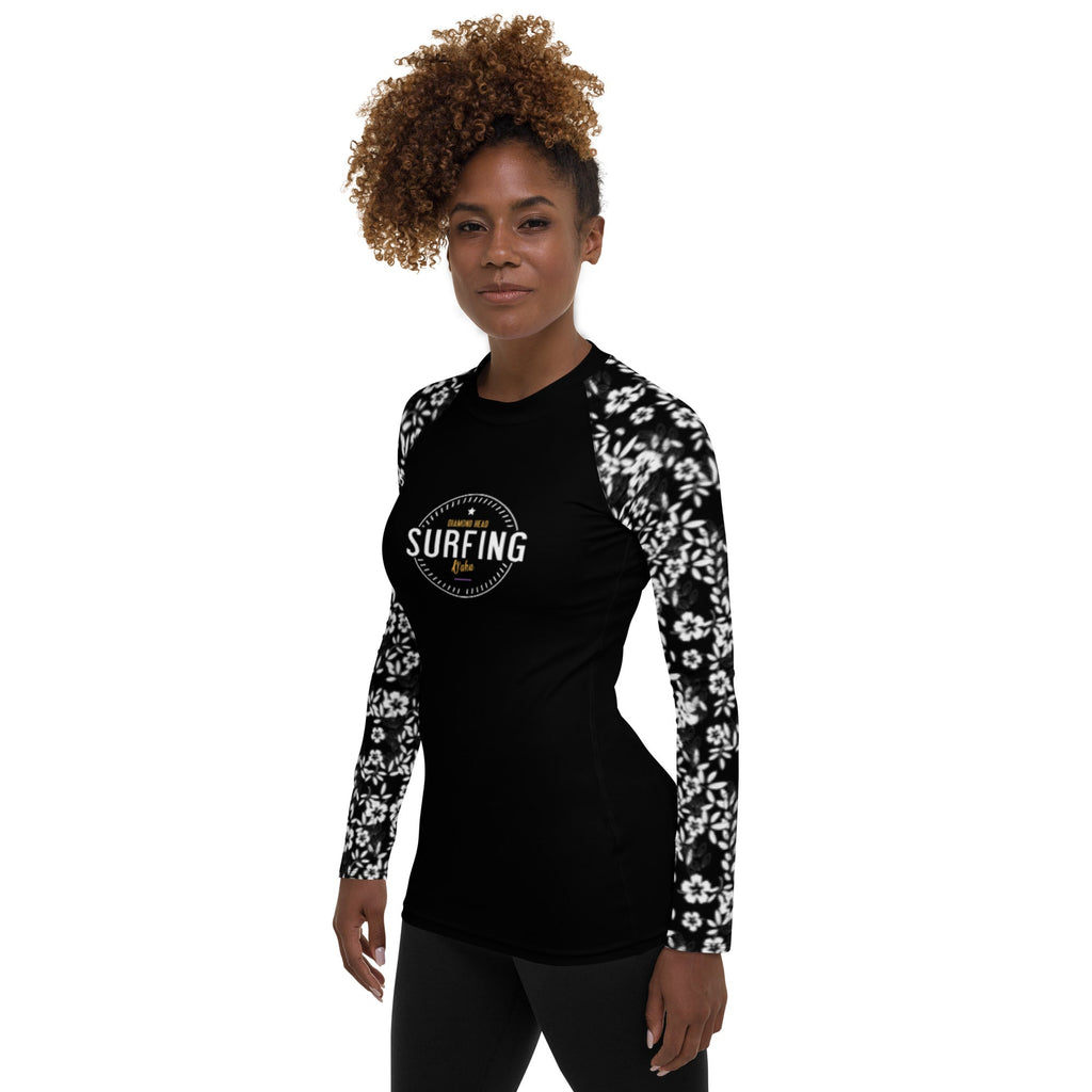 Women's Long Sleeve Rash Guard - Surf Shirt for UV Protection