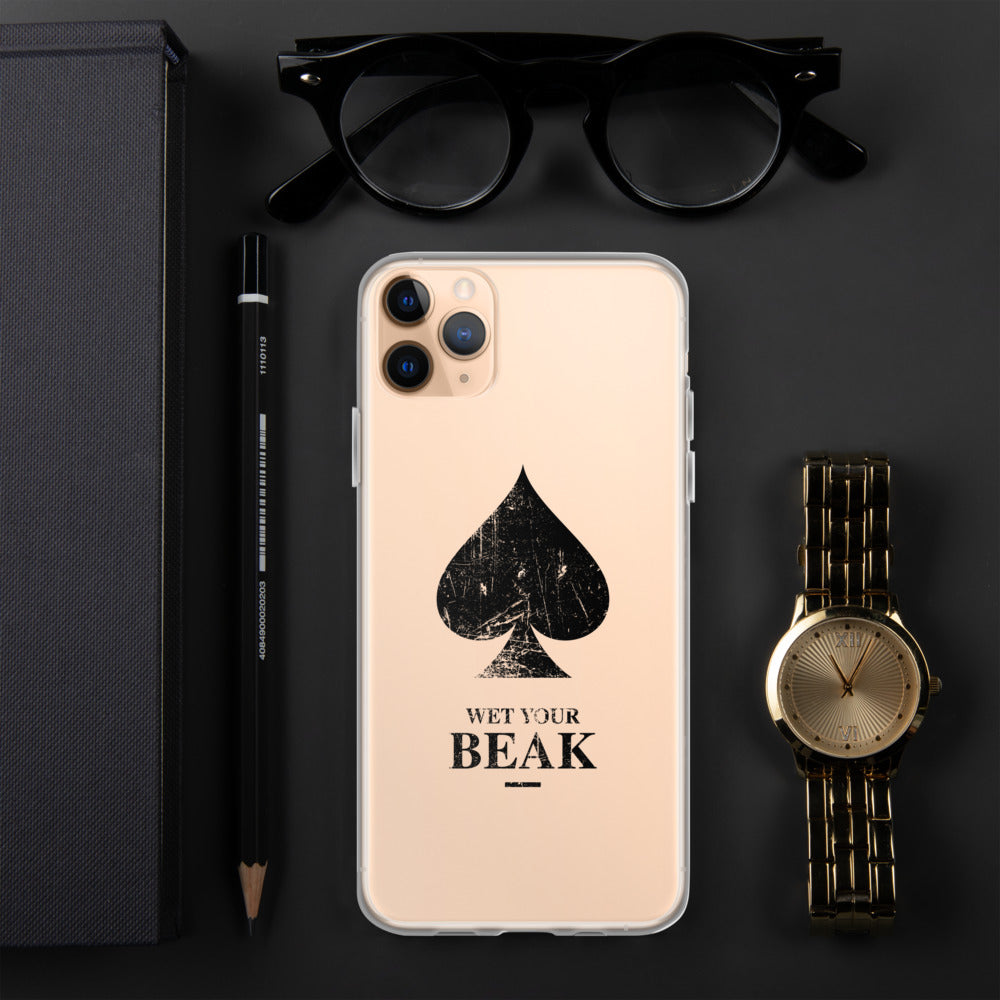 All-In Merchandise for Fans - Wet Your Beak iPhone Case White 