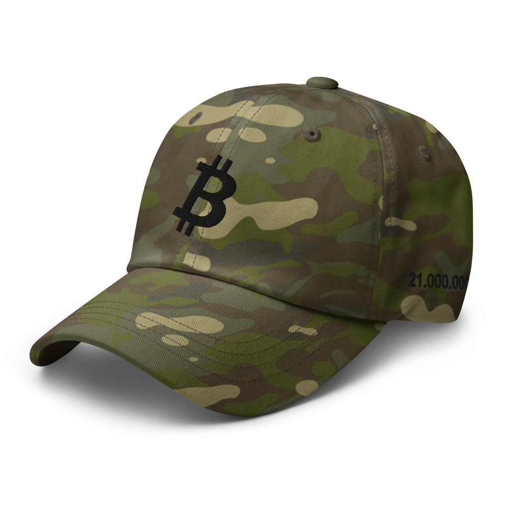 Bitcoin Camo Military Hat - Stylish Army Crypto Cap
