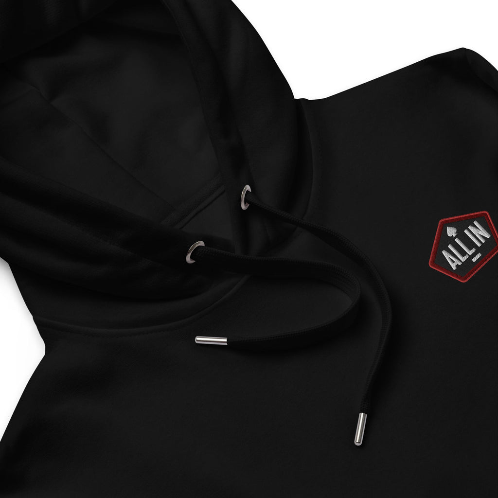 Poker Player Hoodie for Men - Embroidered All-In Logo