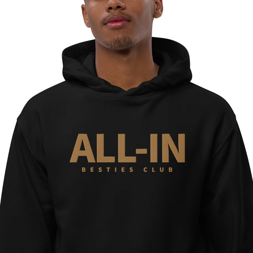 Make a statement with the black All-In Podcast Besties Club Hoodie