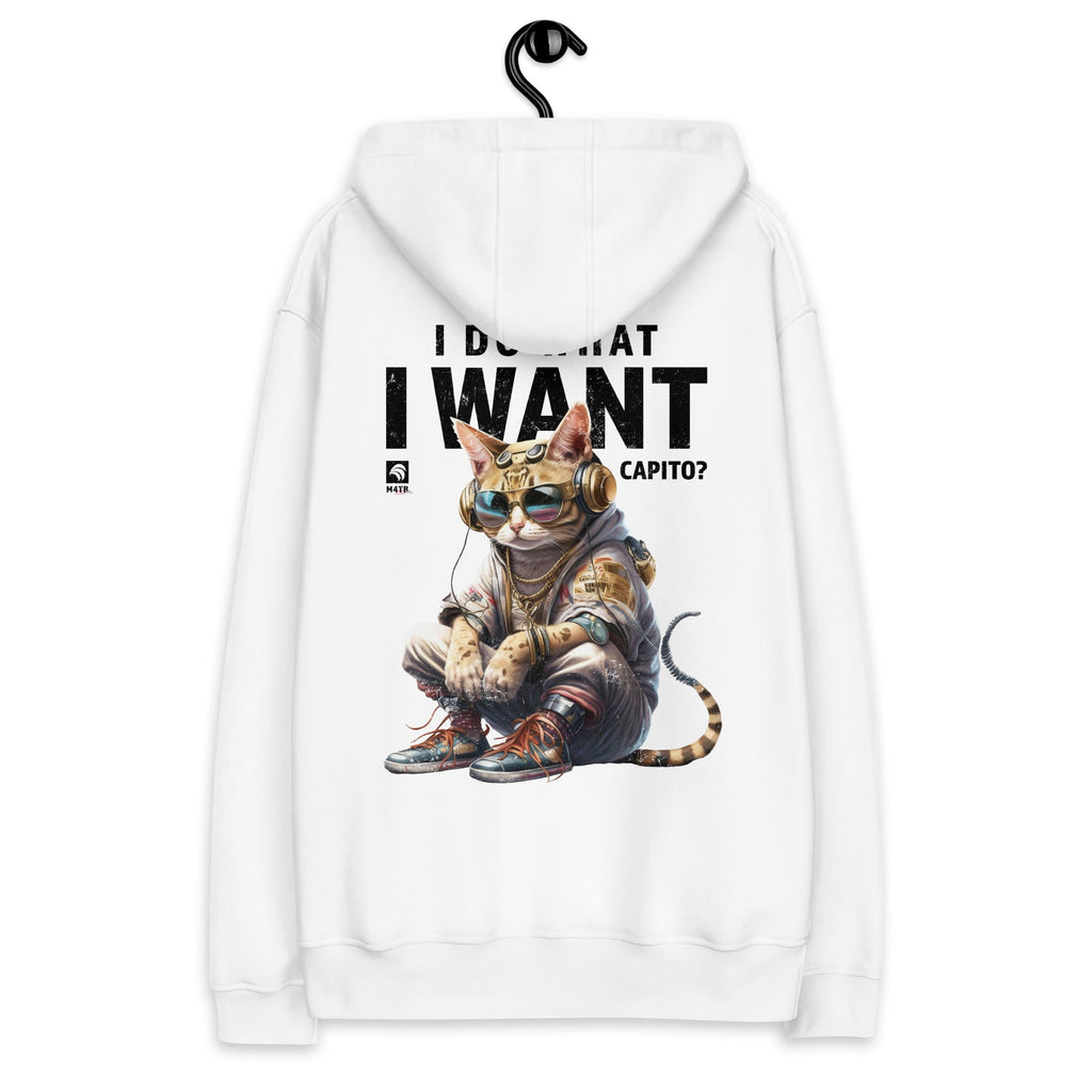 Cat Lover Streetwear Hoodie - Unique I Do What I Want Gift