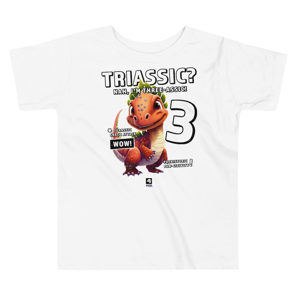 Dinosaur 3rd Birthday Shirt for Boys | Dino Theme Age 3 T-Shirt