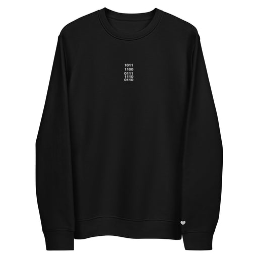 Couple Embroidered Sweatshirt with Date & Initial on Sleeve