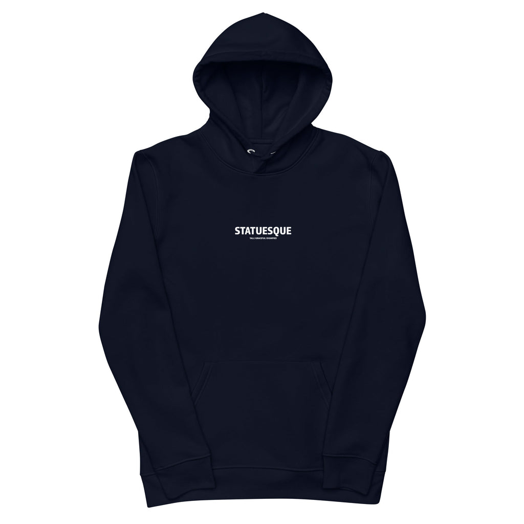 Men's Navy Blue Hoodie - Stylish and Statuesque Collection
