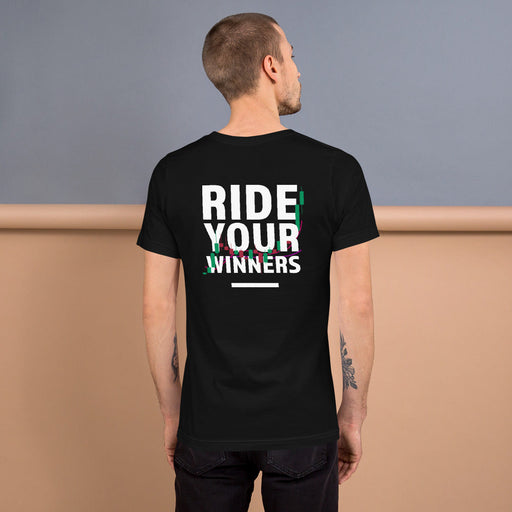 All-In Merch Pod Gift Idea - Ride Your Winners T-Shirt Black 