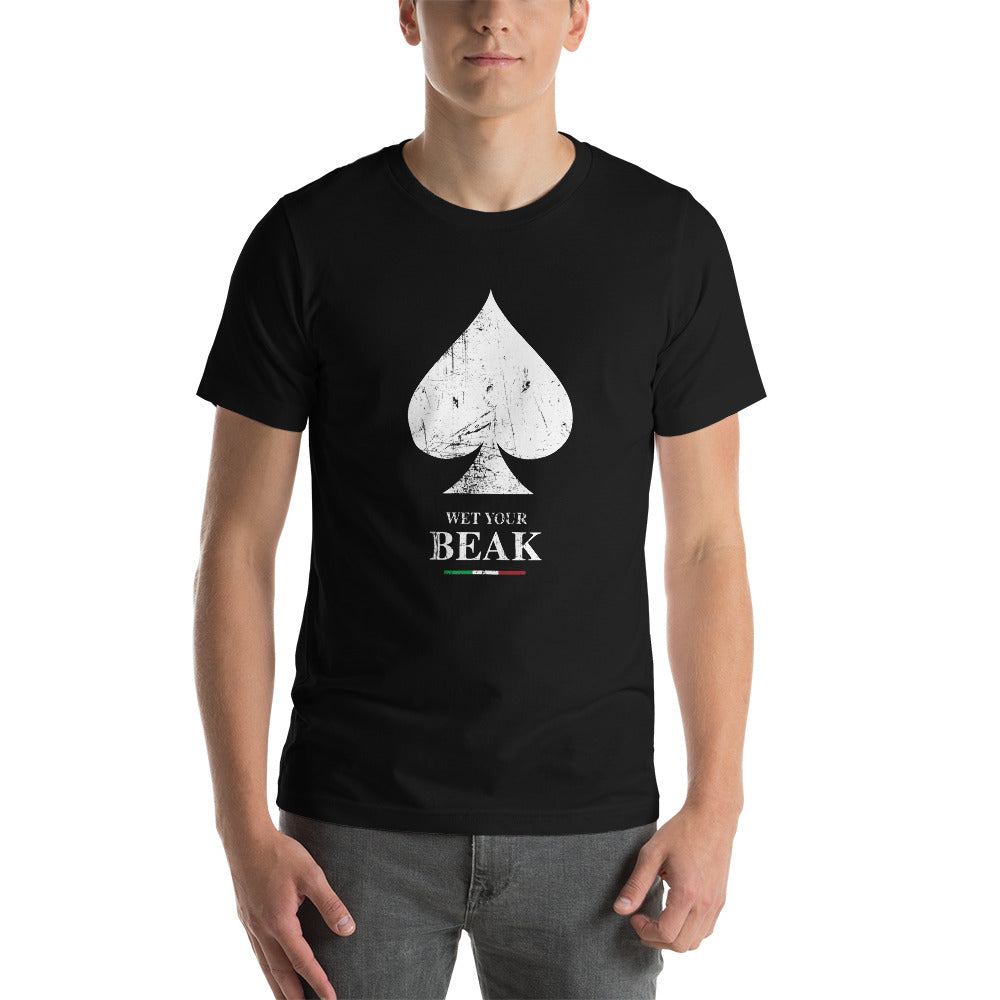 Gift for Poker Players ideal for Father's Day T-Shirt Black front