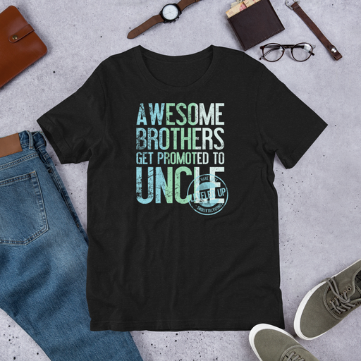 Pregnancy Announcement Idea For Siblings tee Awesome brothers get promoted to uncle