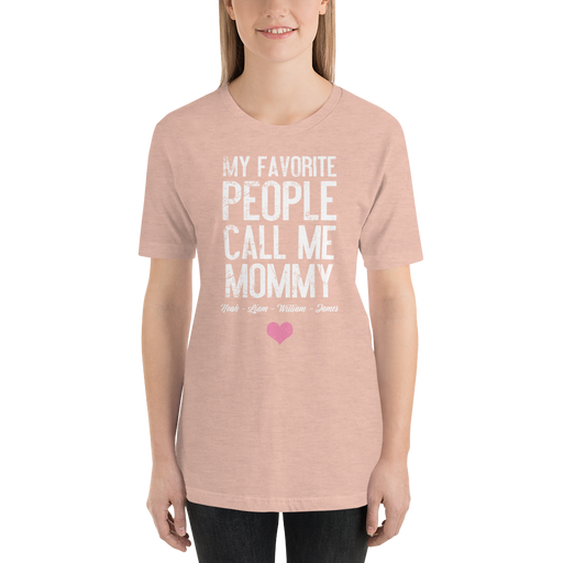 Custom Mommy T-Shirt - Personalized Gifts for Moms