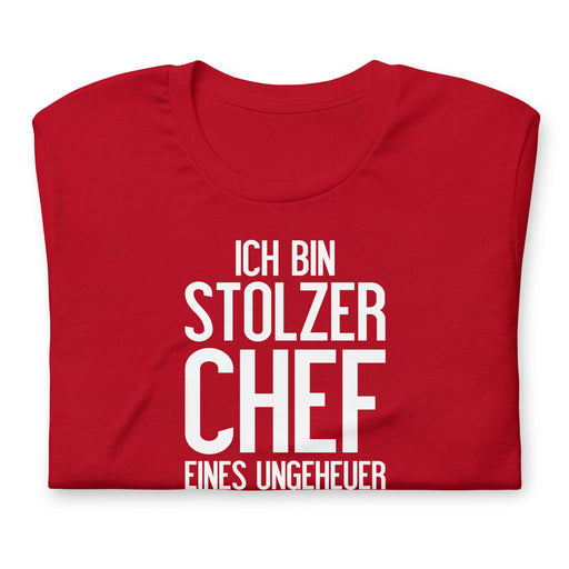 Geschenk für Chef - lustiges T-Shirt mit Spruch