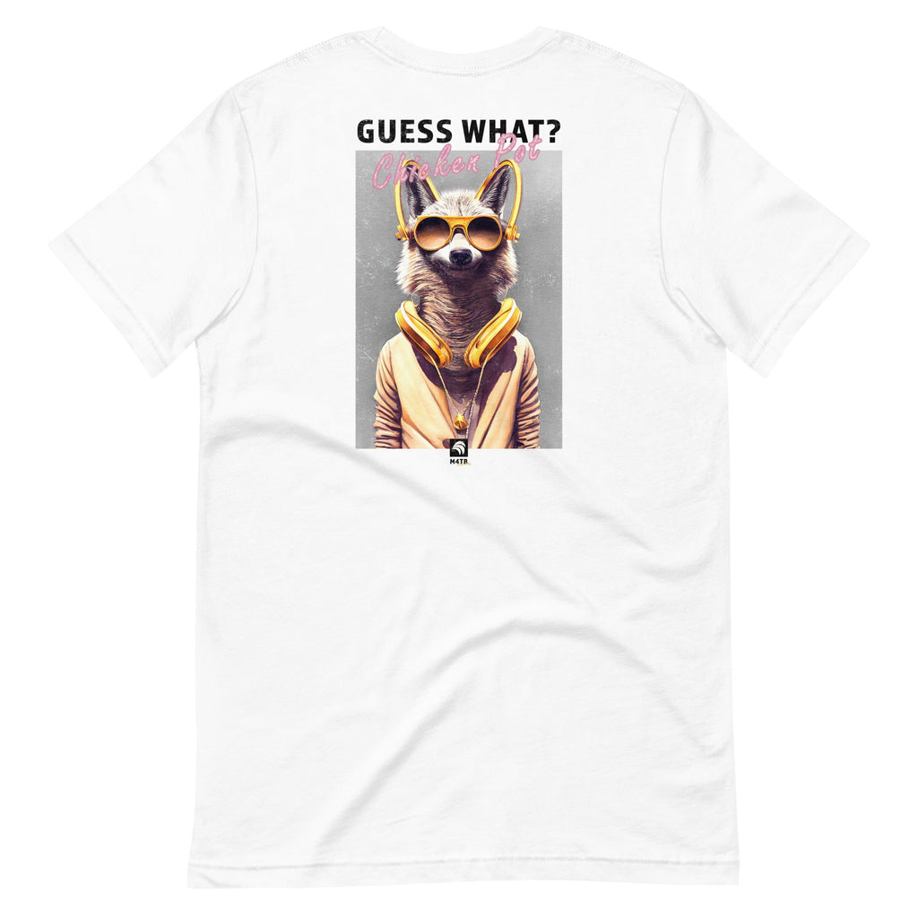 Funny Wolf Answer T-Shirt - No Chicken POT - Guess What Chicken Butt