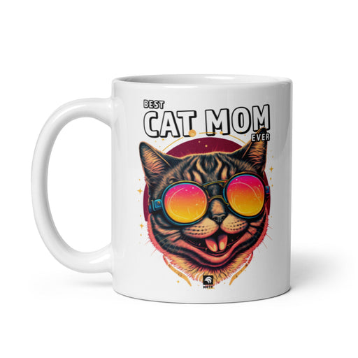 Astronaut Cat Gift Idea for Cat Lovers - White Coffee Mug
