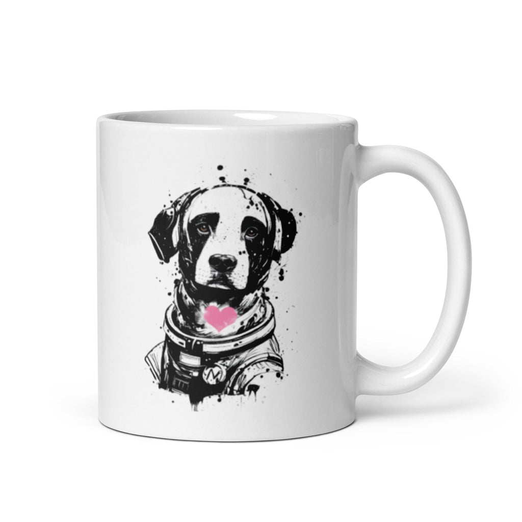 White Labrador Retriever Coffee Mug - Glossy Ceramic Cup
