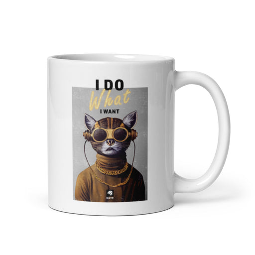 Funny Cat Coffee Mug - Cool Cat Dad Gift Idea
