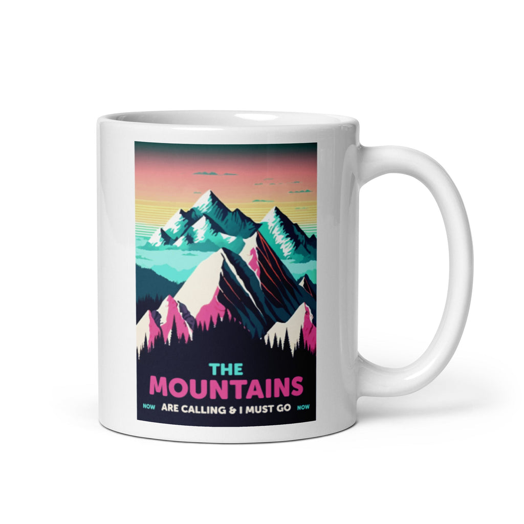Vintage Hiking Coffee Mug - Mountains Are Calling