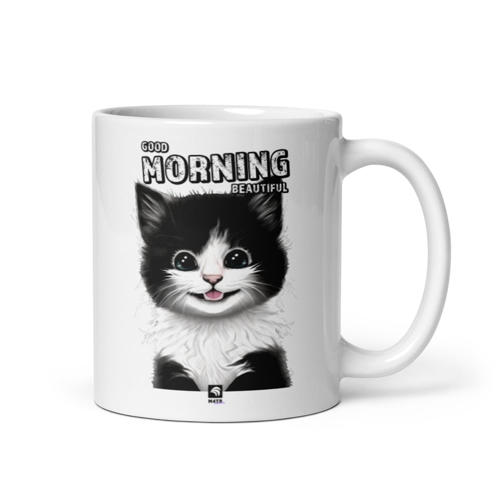 Cat Lover's Gift - Charming Good Morning Beautiful Cat Coffee Mug
