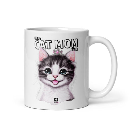 Best cat mom ever coffee mug - personalization possible - add your own name