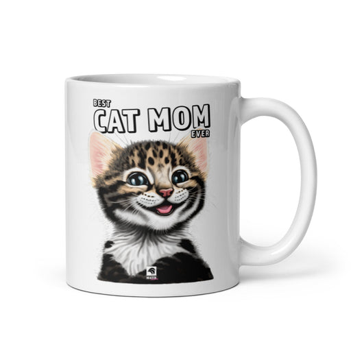 Cat mug - Best cat mom ever - cute motive