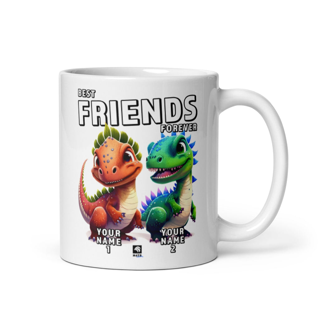 Custom Dinosaur Kid Mug | Personalized Best Friends + Story